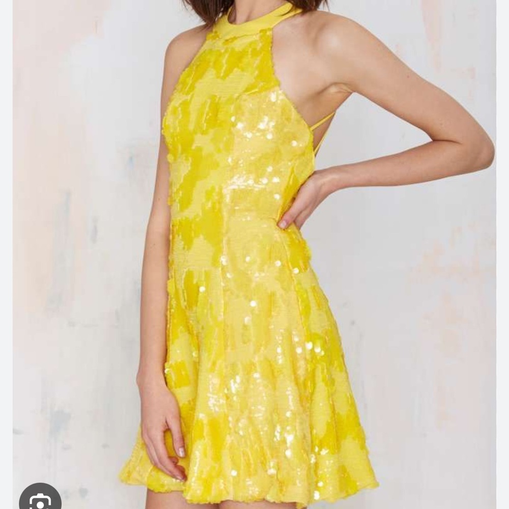 Dress the Population A-Line Dress